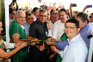 Momento da inauguração.