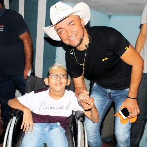 Paulo Junior também recebeu o carinho dos seus fãs inclusive do Gabrielzinho.